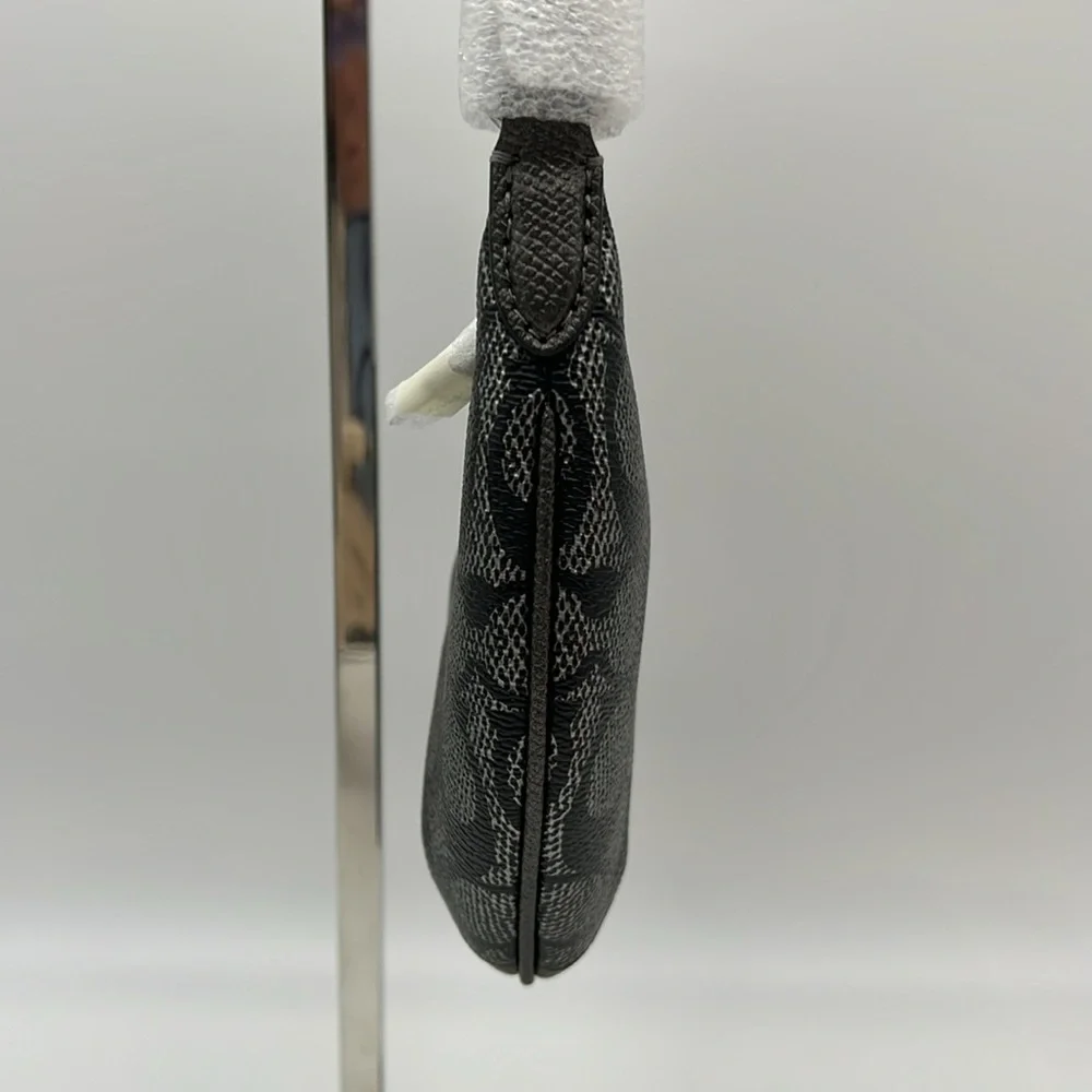 Coach Mini Payton Bag In Signature Canvas Silver Gunmetal Multi - Picture 4 of 15